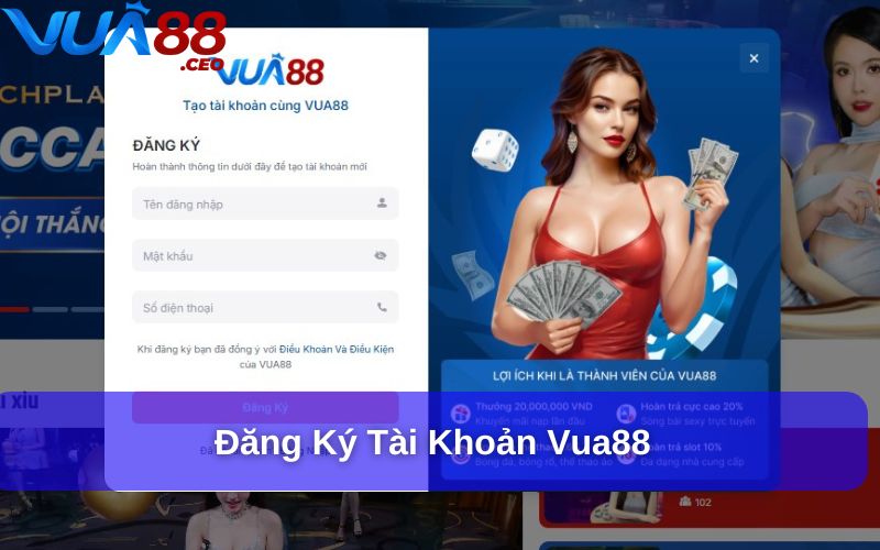 Đăng ký tài khoản Vua88