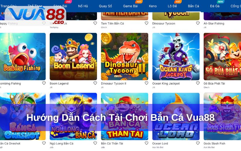 Hướng Dẫn Cách Tải Chơi Bắn Cá Từ Nền Tảng Vua88 Hướng dẫn cách tải chơi bắn cá Vua88