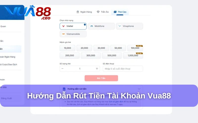 Trang chủ Rút tiền thưởng nhanh chóng sau khi chơi Vua88