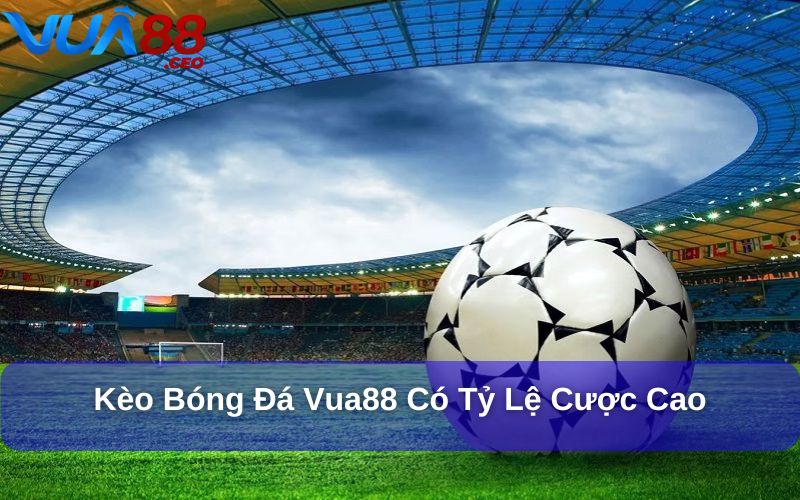 Kèo bóng đá tại Vua88 có tỷ lệ cược cao