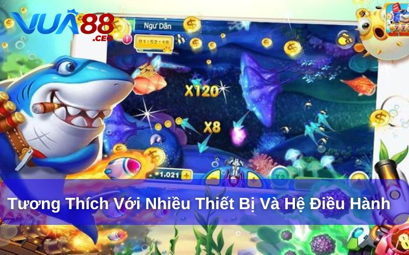 Người chơi có thể trải nghiệm bắn cá trên điện thoại dễ dàng