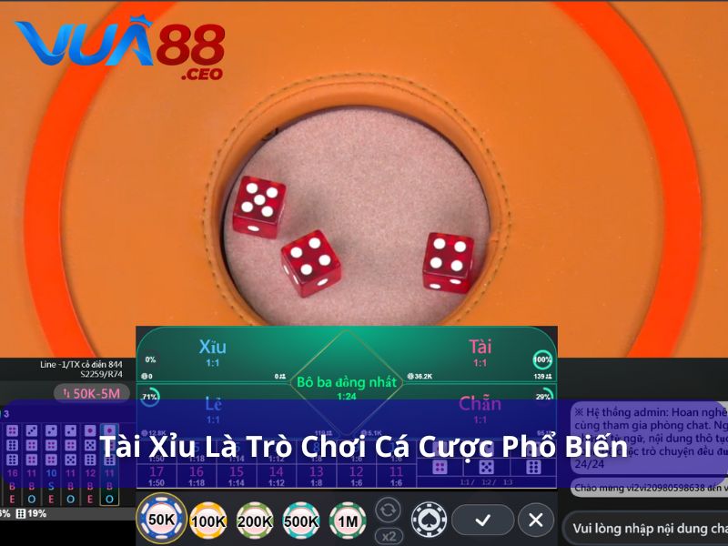 Chi Tiết Cá Cược Tài Xỉu – Cách Chơi & Chiến Lược Hiệu Quả Tài xỉu là một trò chơi cá cược phổ biến